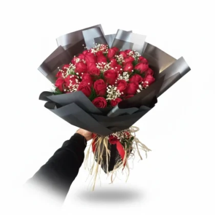 Kırmızı Gül Buketi 16