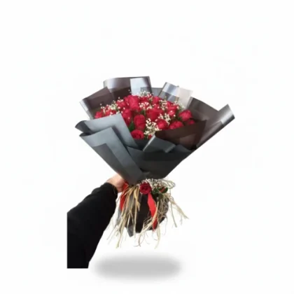 Kırmızı Gül Buketi 17