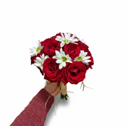 Kırmızı Gül Buketi 8